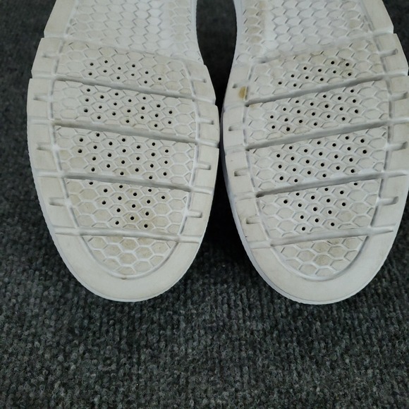 Geox Respira Shoes Womens Size 10 Beige Blue Suede Leather Platform‎ Brogue - Picture 8 of 15